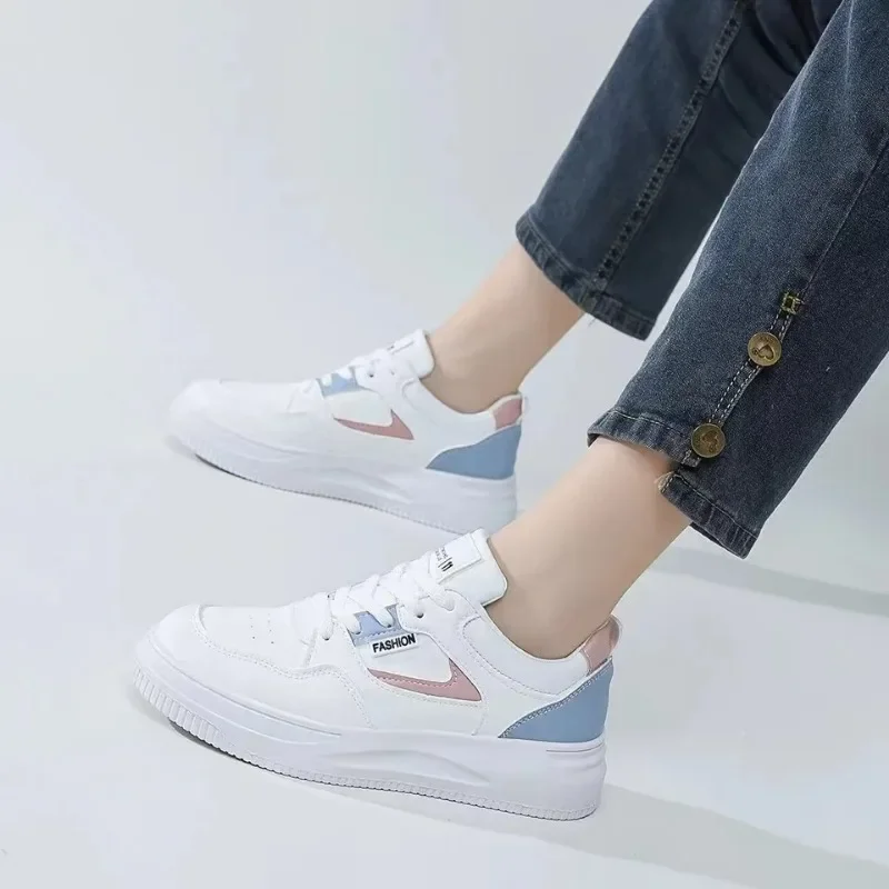 Women's Sneakers Trend Designer Casual Shoes 2024New Comfortable Platform Running Shoes Versatile Flat Small White Shoe Big size