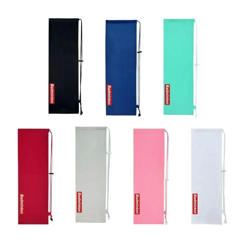 

652F Thickened Fleece Shuttlecock Accessory Case Expandable Drawstring Opening Reinforced Base Support