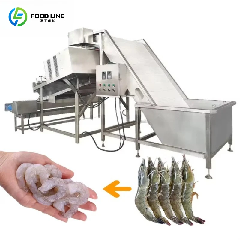 Prawns Shell Peeling Machine Fresh Shrimp Skin Peeler Separator Machine Frozen Dried Shrimp Shelling Machine Customized