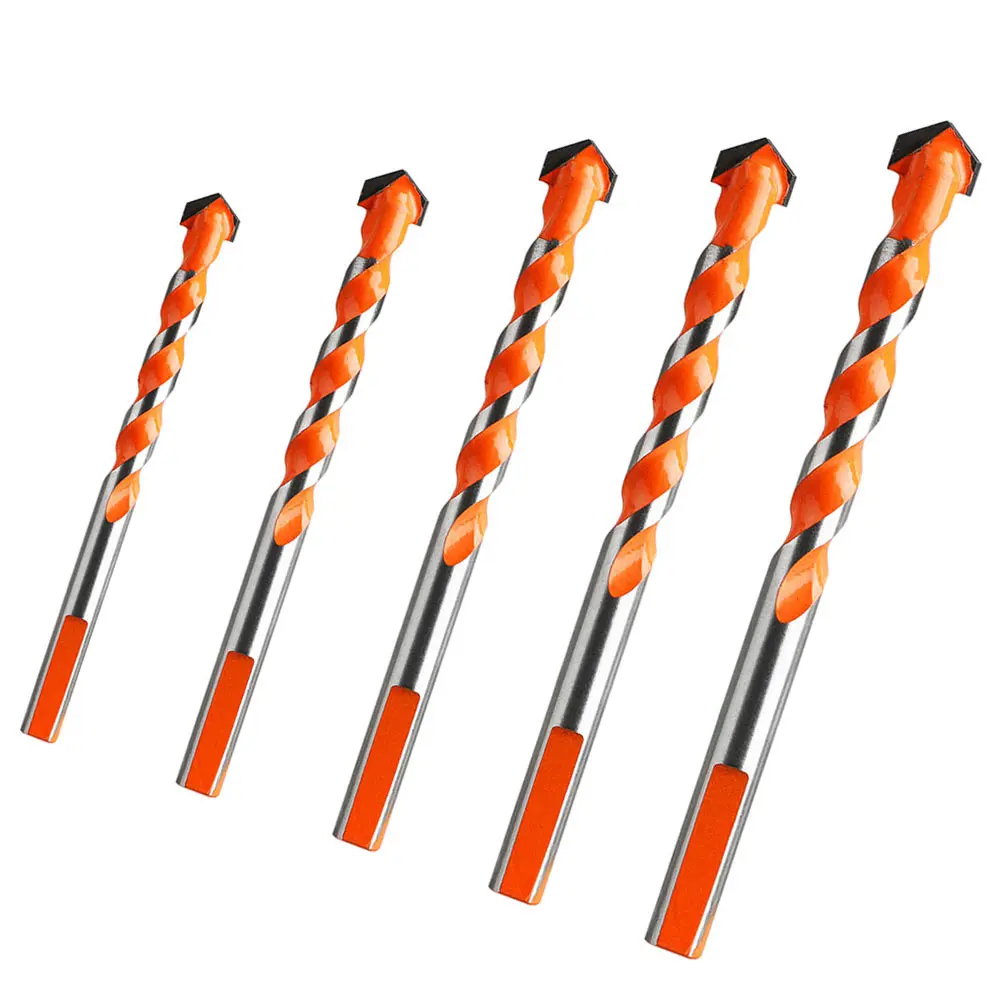 

5 Pcs Drill Set Alloy Triangle Power Tools Hole Opener Punch Hand Electric Rotary Bit Carbide