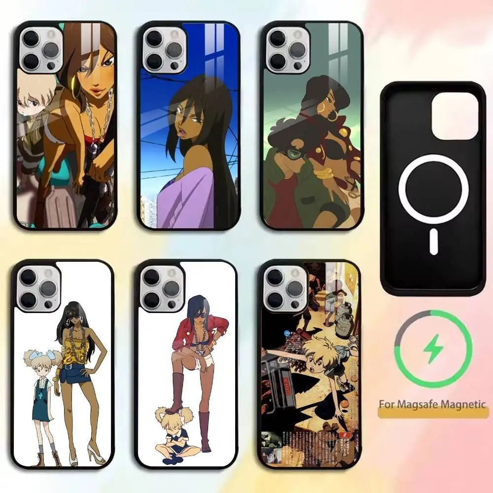 Capa de Telefone Michiko Malandro-Hatchin Morenos para iPhone 17, 16, 15, 14, 13, 12, 11 Plus, Pro Compatível com Carregamento Magnético Sem Fio