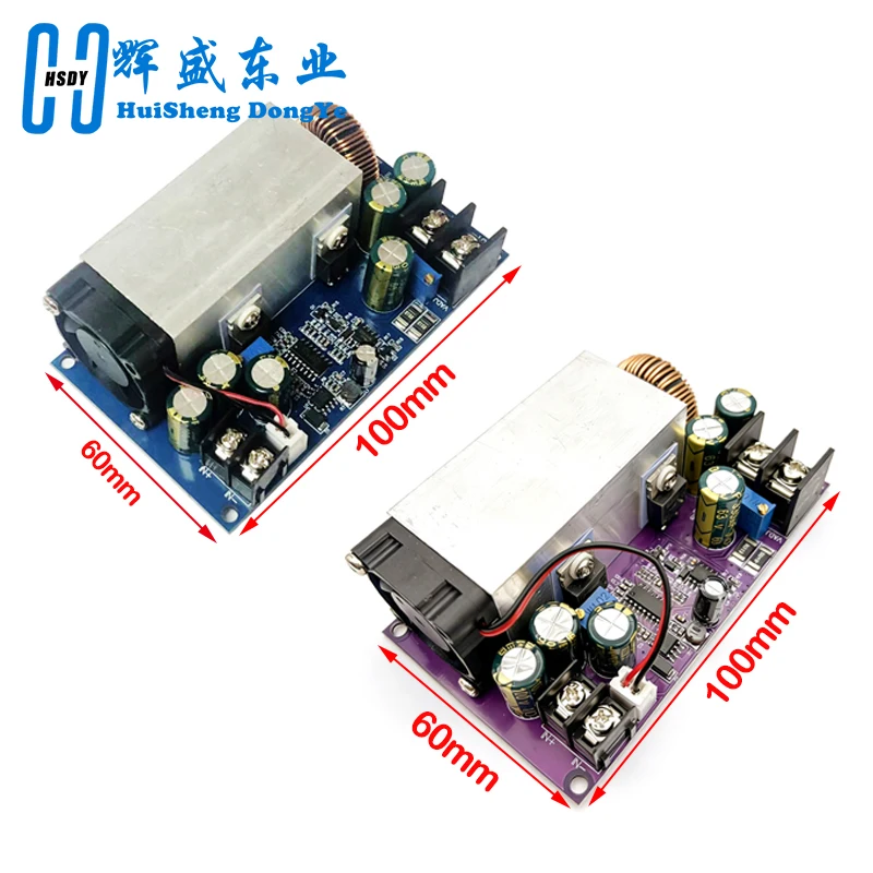 Zasilacz CC 600W 25A z zabezpieczeniem przed zatryskiem, regulowany konwerter DC-DC 12-75V na 2.5-50V, obniżający napięcie (Buck Converter), regulator napięcia, transformator. — zdjęcie produktu 2