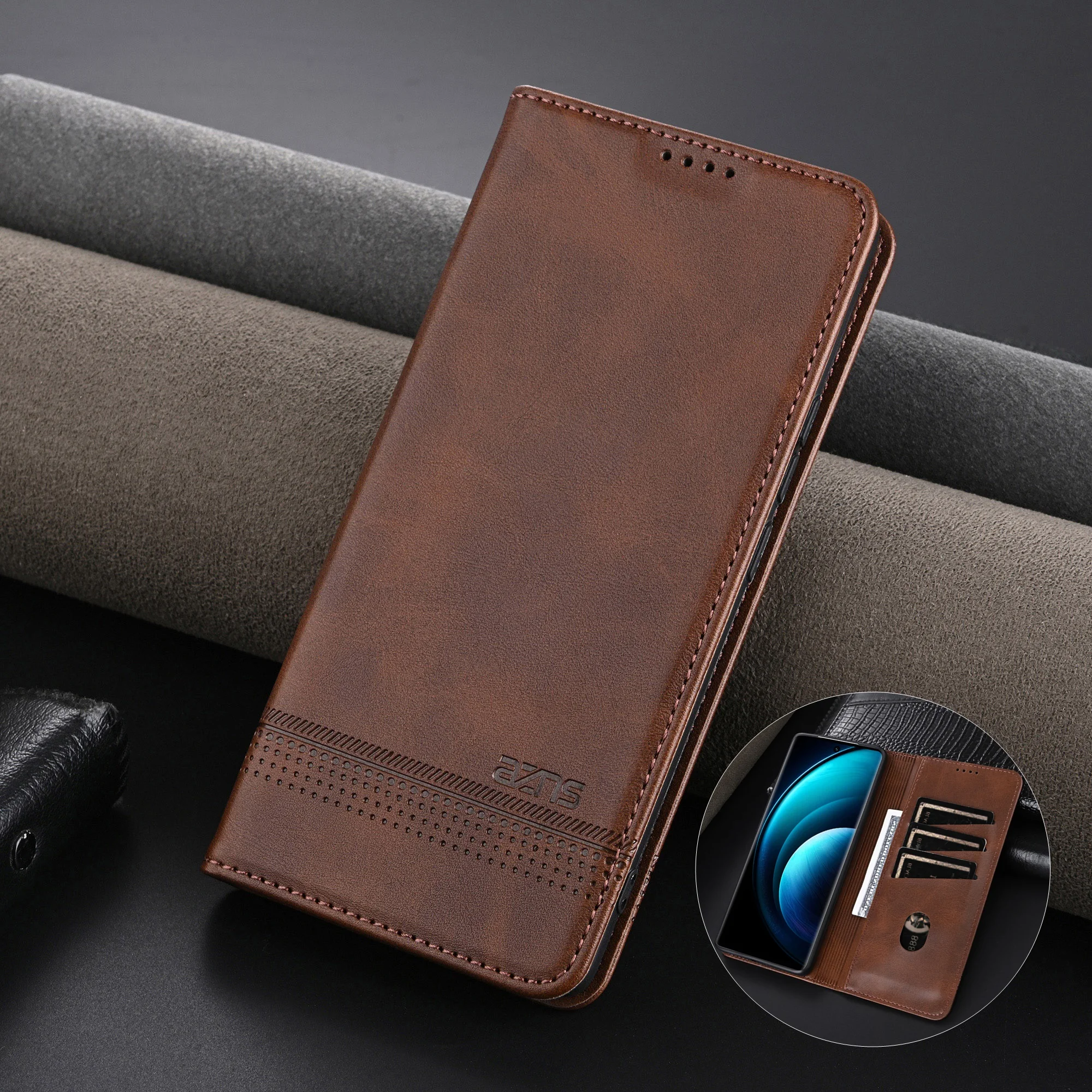 Business Flip Leder-Handyhülle für Xiaomi 17T 17 Pro Max Ultra Mi 15T 14T 15 14 Pro Ultra Luxus Kartenhalter Brieftaschen-Cover Tasche