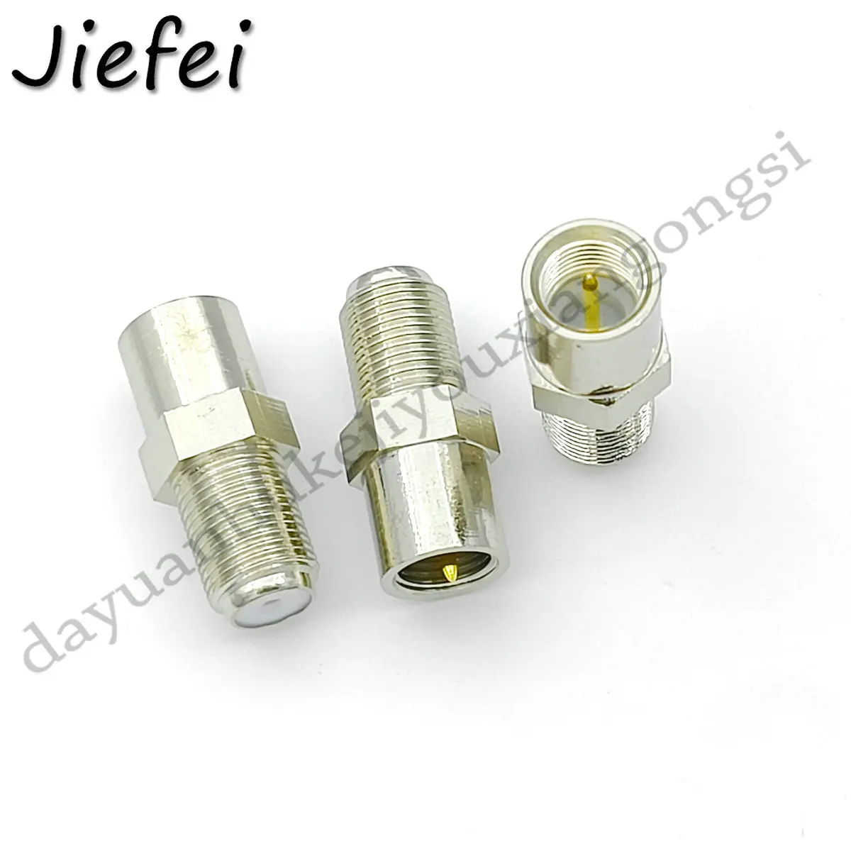 50-200Pcs Brass New High Quality Coaxial Connector F Female to FME Male Coax Adapter F Type to FME RF Straight Converter 50ohm