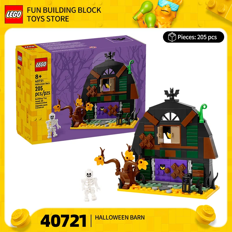 

Lego Creative Versatile Series 40721 40744 Halloween Barn Building Blocks Toy Gift