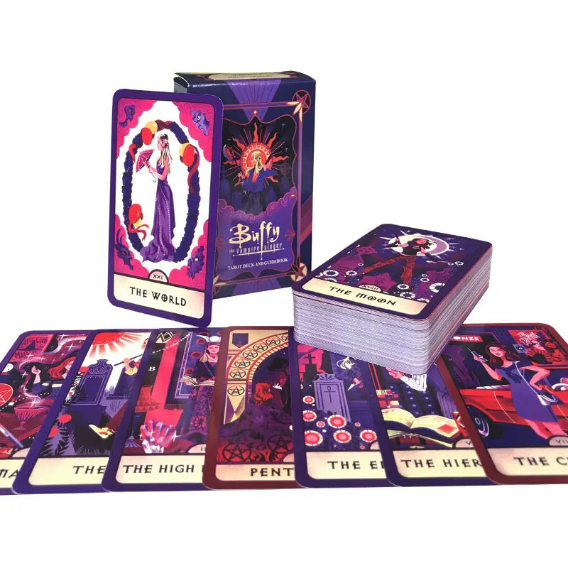 The Vampire Slayer Tarot Card Oracle Card Deck Fate Divination Prophecy Card Family Party Game Toy Tarot Options