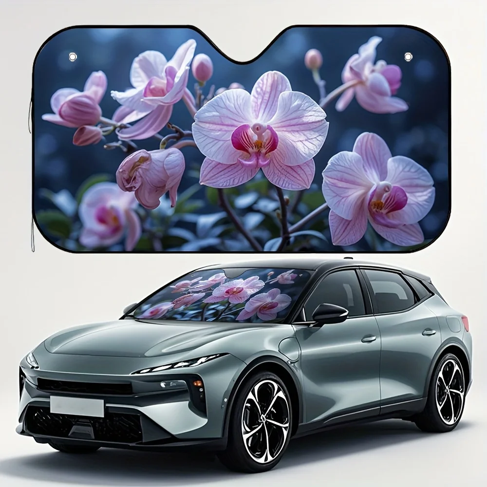 

1 шт. 2d цветы автомобильный солнцезащитный козырек Арт-деко защита от солнца для гламурных круизов геометрический узор акцент универсальный подходит для роскоши S