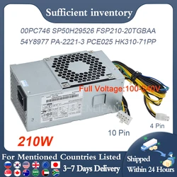 Genuine New For Lenovo 210W 10Pin Power Supply FSP210-20TGBAA FSP210-20TGBAB 54Y8977 PA-2221-3 PCE025 HK310-71PP 00PC746