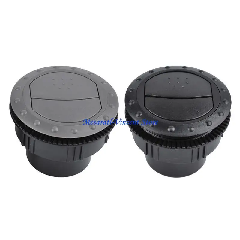 A70F Universal Air Conditioner Deflector Outlet Round Rotating Vents for RV Bus Truck