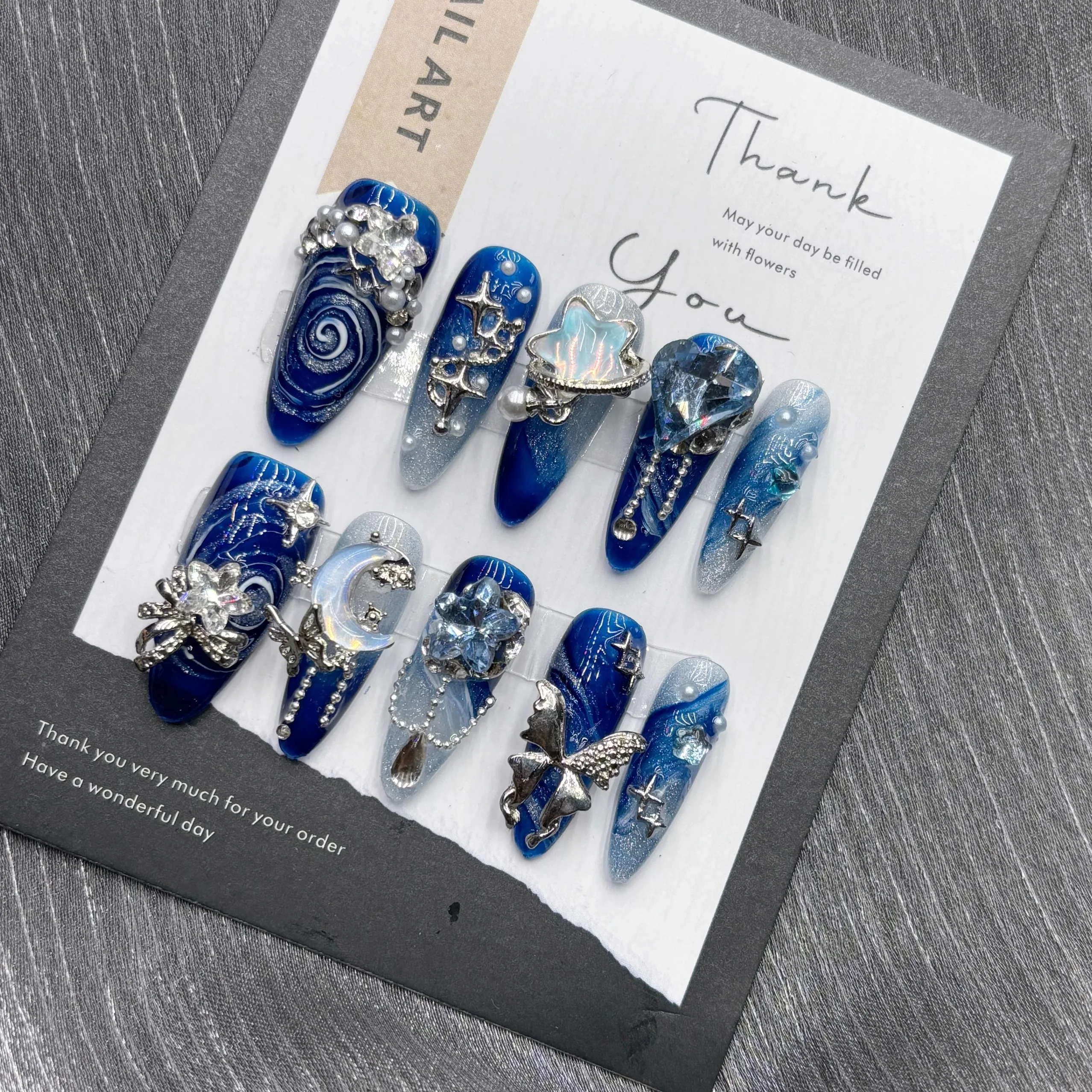 10Pcs High Quality Handmade Pr - Nail Art Queen ulasan dan harga
