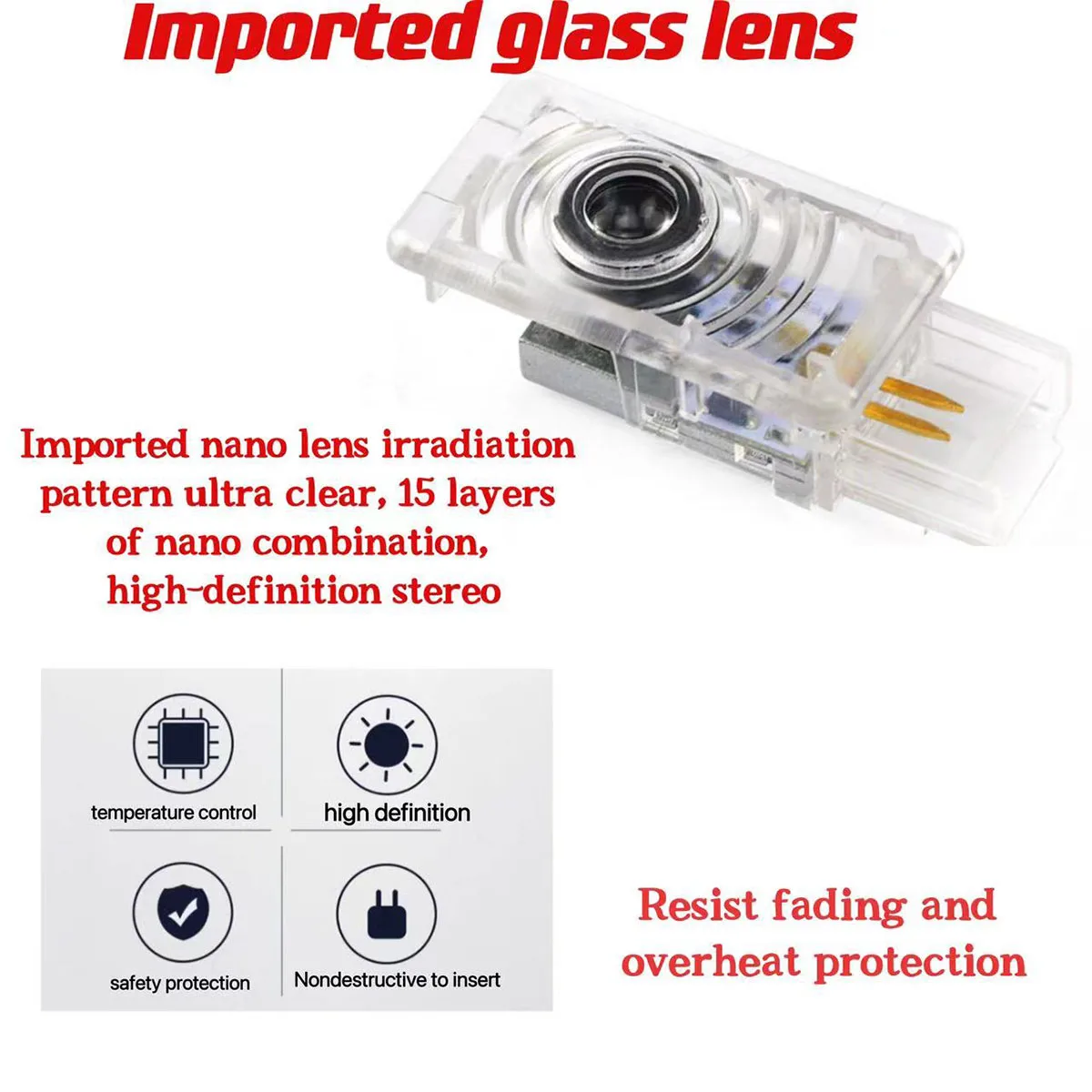 2x дверной проекционный светильник, индукционный светильник для дверей, декоративный светильник для Cadillac CTS XTS ATS SRX SRX ATSL XT5 XT6 Ghost Shadow Light