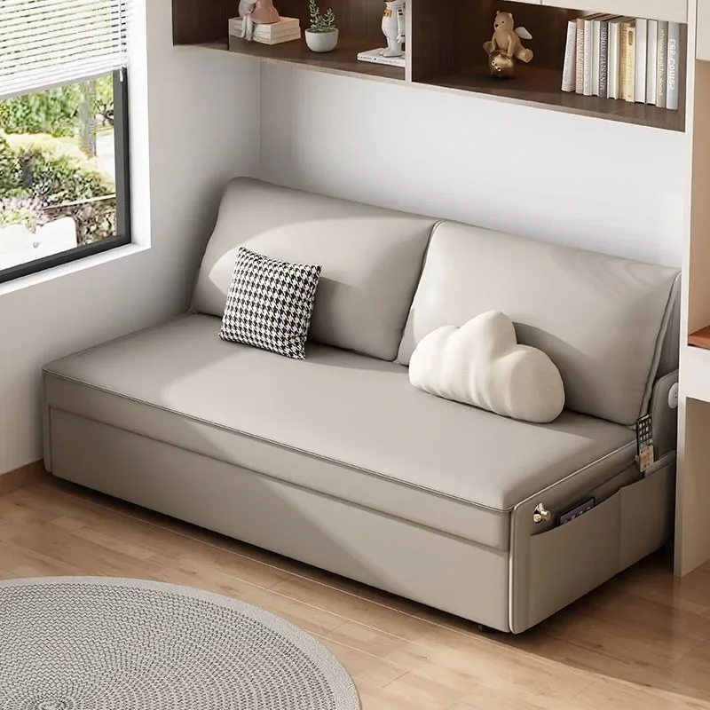 Sofa bed integrated dual-use, foldable multi-functional storage small apartment study bedroom living room household double
