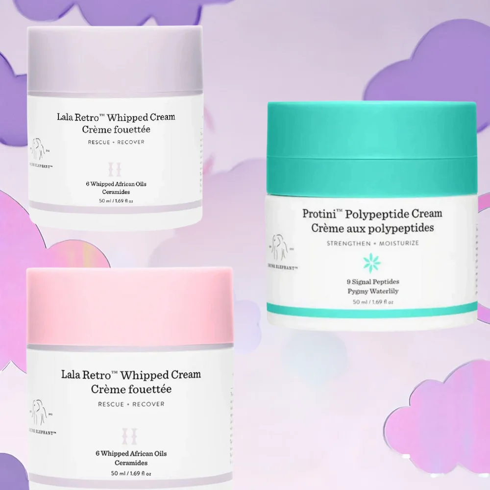 Drunk Elephant Lala Retro Polypeptide Face Cream Lala Retro Whipped Cream Anti-aging Skincare Refine Skin Care