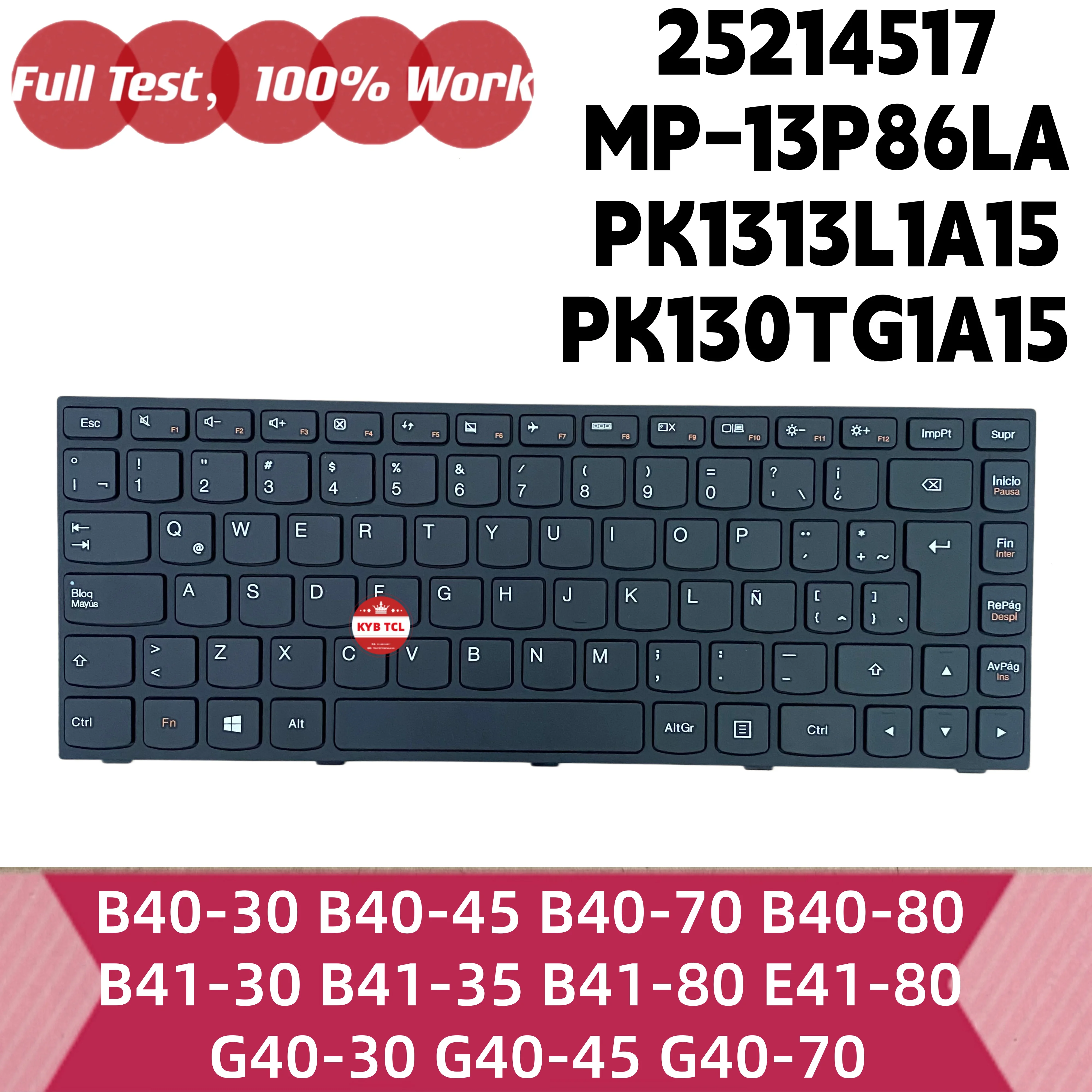 25214517 Teclado en inglés estadounidense para Lenovo Ideapad B40-30 B40-45 B40-70 B40-80 B41-30 B41-35 B41-80 E41-80 G40-30 G40-45 G40-70