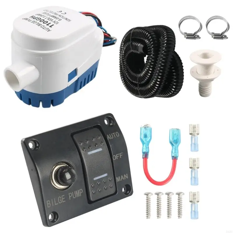 X6HF Boat Bilge Automatic Bilge 1100GPH 750GPH Two Level Marine Water Drainage Equipment