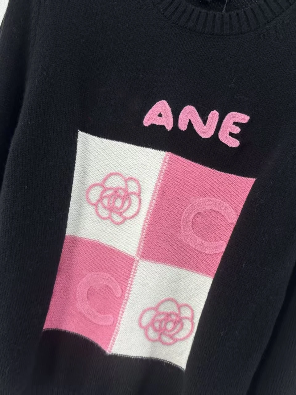 New Fall/Winter Casual, Fashionable & Versatile Round-Neck Color-Block Long-Sleeve Knit Top for Women