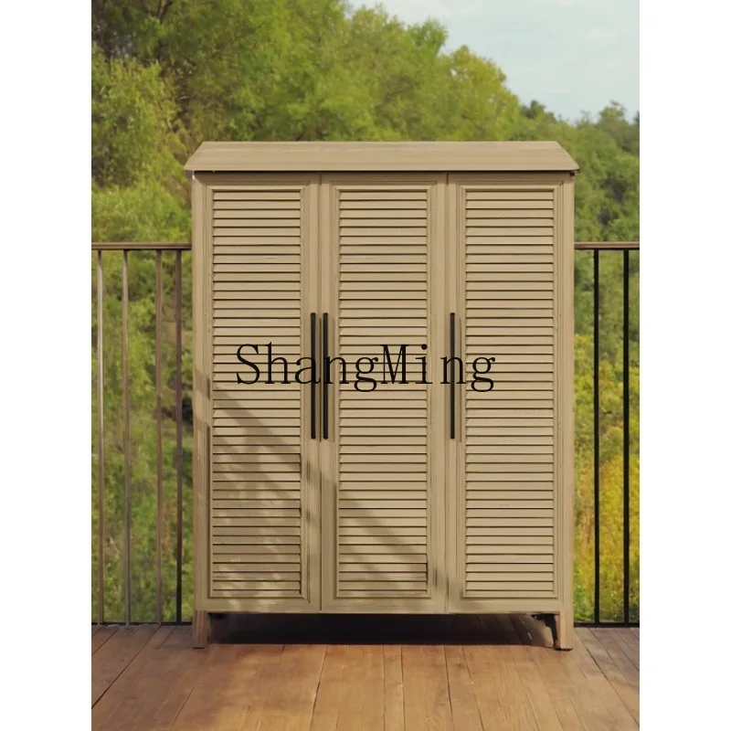 

ZYY outdoor aluminum alloy locker, multi-functional door glove cabinet, waterproof and sunscreen storage cabinet