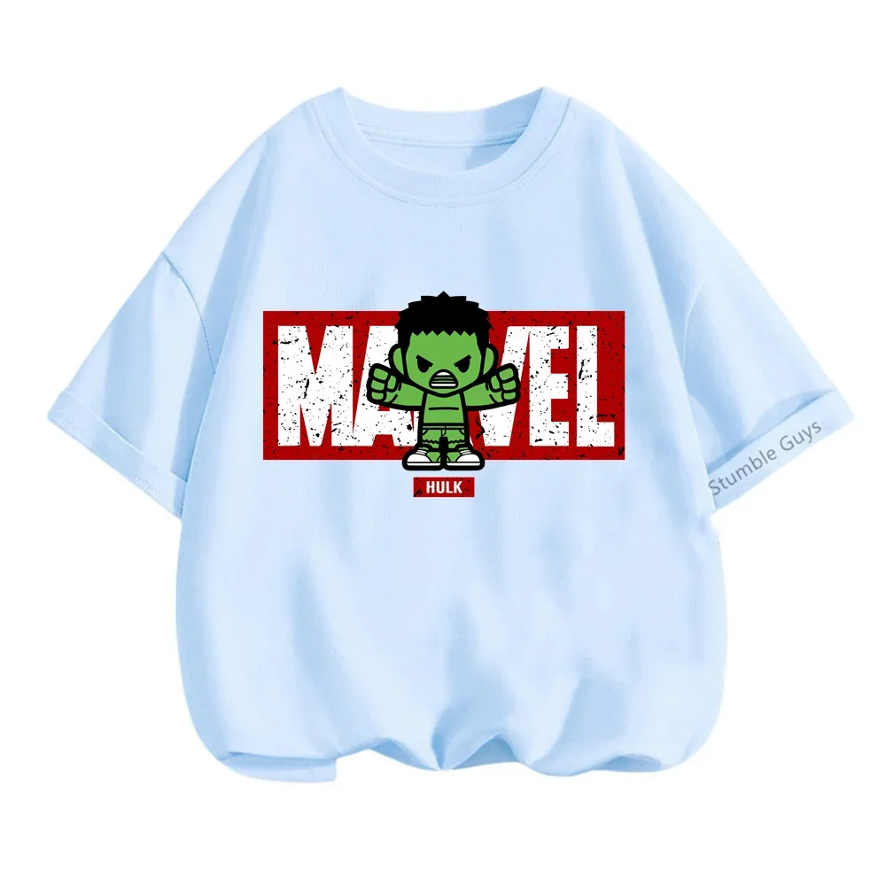 

Kids T-shirt Super Hero Spiderman T Shirt 3-14 Years Children Clothing Fashion Hulk Tshirt Baby Boys Clothes Teen Girls Tops