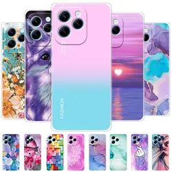 Funda de teléfono de silicona suave para Infinix Hot 40 Pro, Funda transparente para Infinix Hot 40i Hot 30i, NFC, Coque Infinix Hot 30 Play