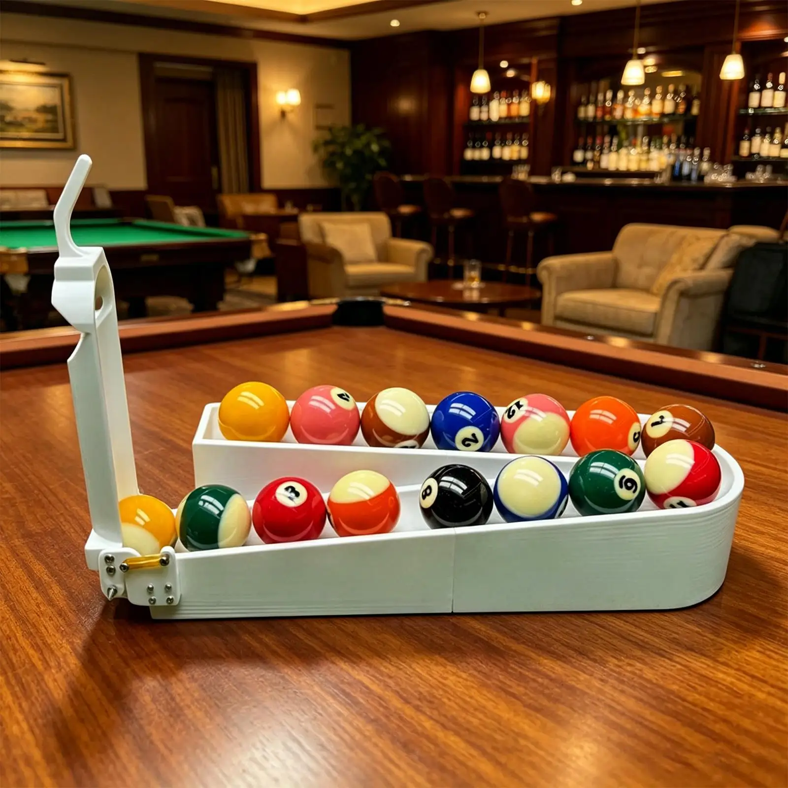 

ABS Resin Pool Ball Rack Alignment Tool Professional Billiard Table Accessories for Snooker Training Practice