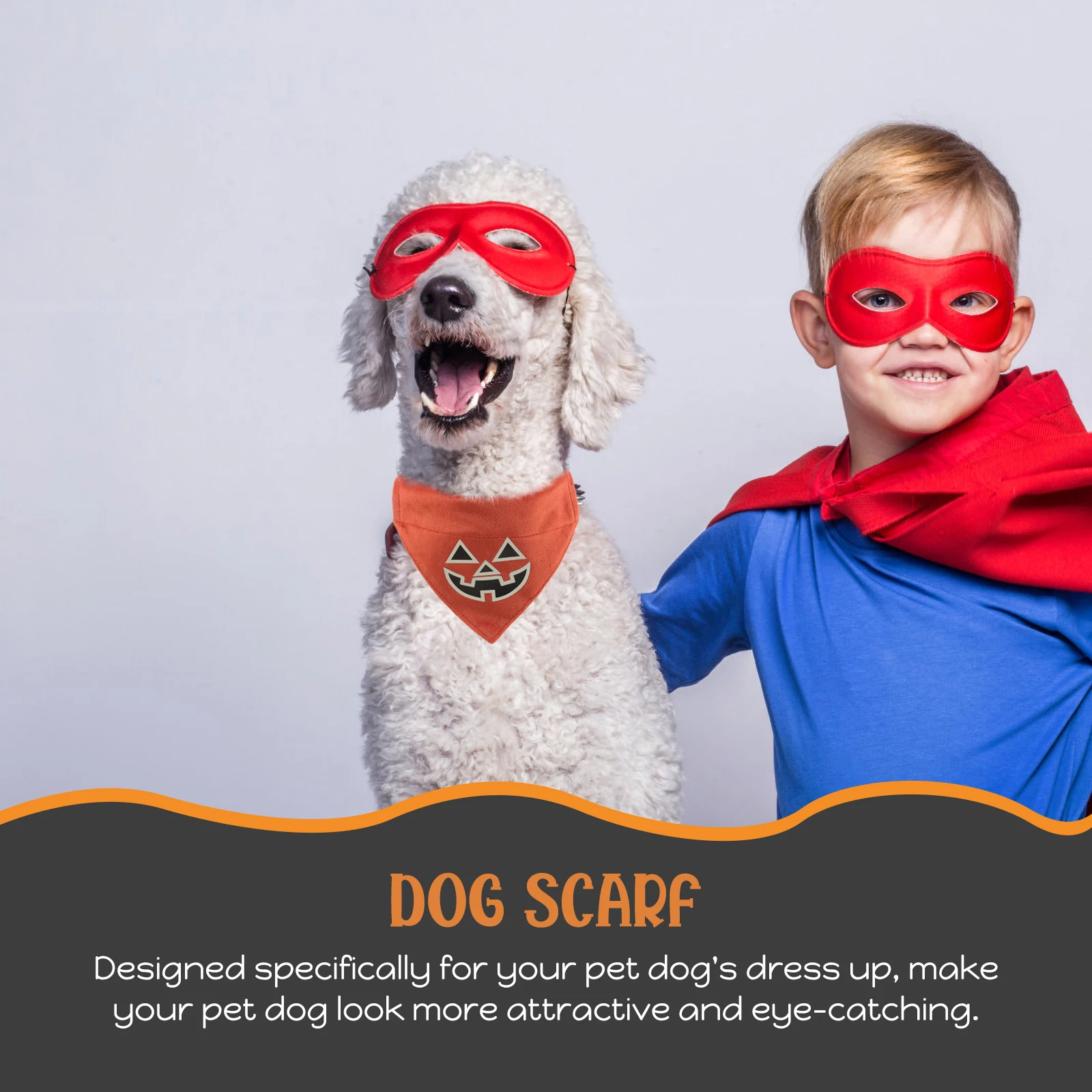 

Scarf Luminous Pet Collar Party Flannel Dog Bandana Pink Halloween Puppy Bandanas