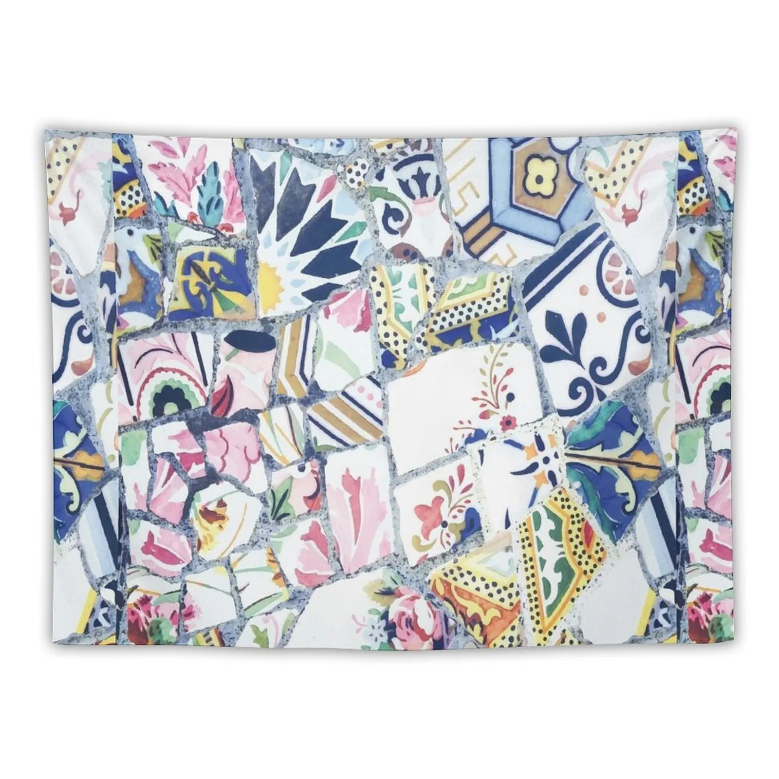 

Gaudi Park Guell Mosaic Tapestry Decorative Wall Mural Home Decoration Accessories Room Decor Bedroom Decorations Tapestry