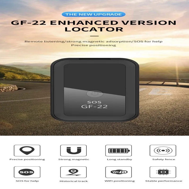 GF-22 Locator Anti Lost Tracer Device Mini GPS Tracker Free Installation Personal Tracking Object Tracker For Car Motorcycle New