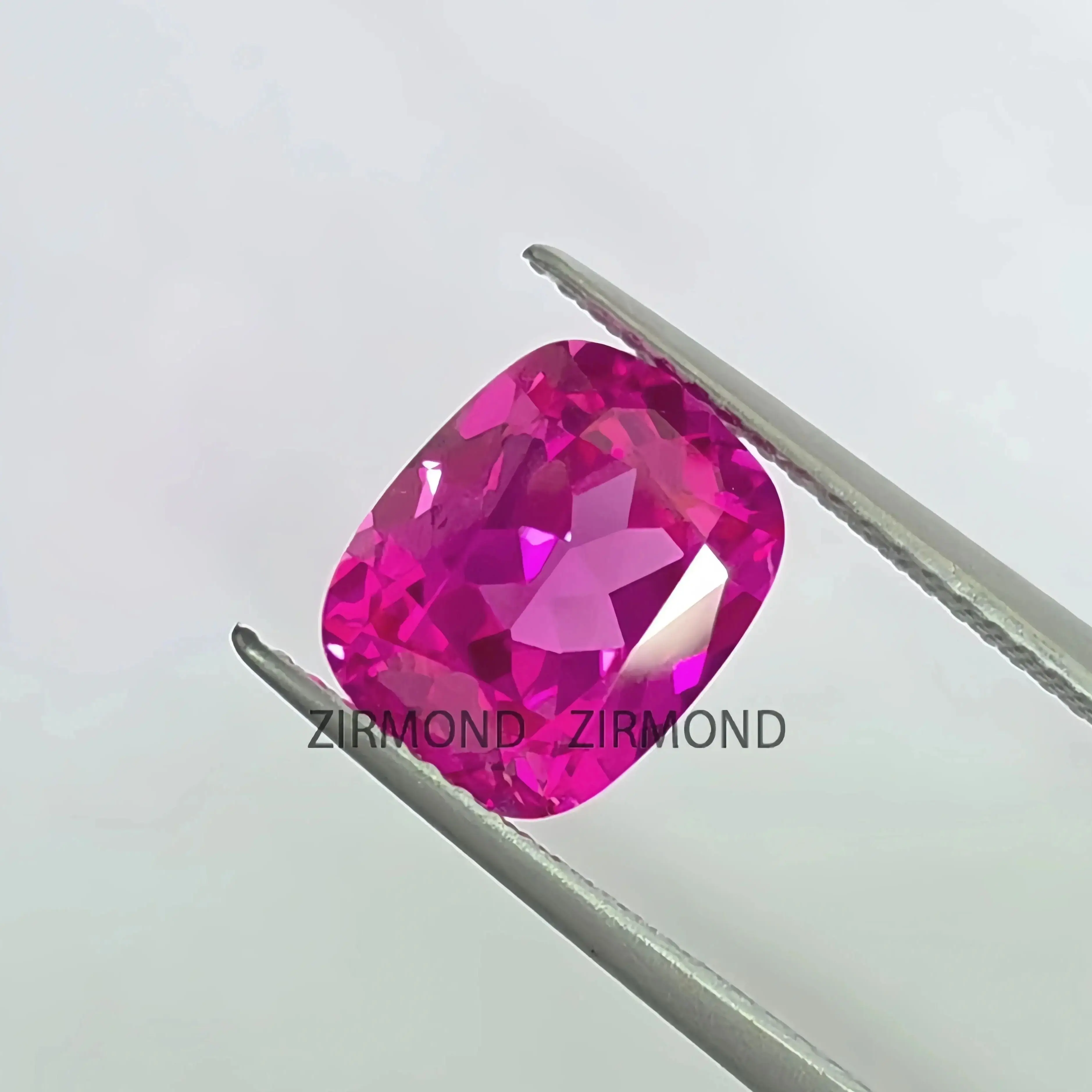 

Fancy Lab Grown Lively Pink Sapphire Gemstone Antique Cushion Cut Loose Gems Ideal for Rings/Pendants with AGL Certificate