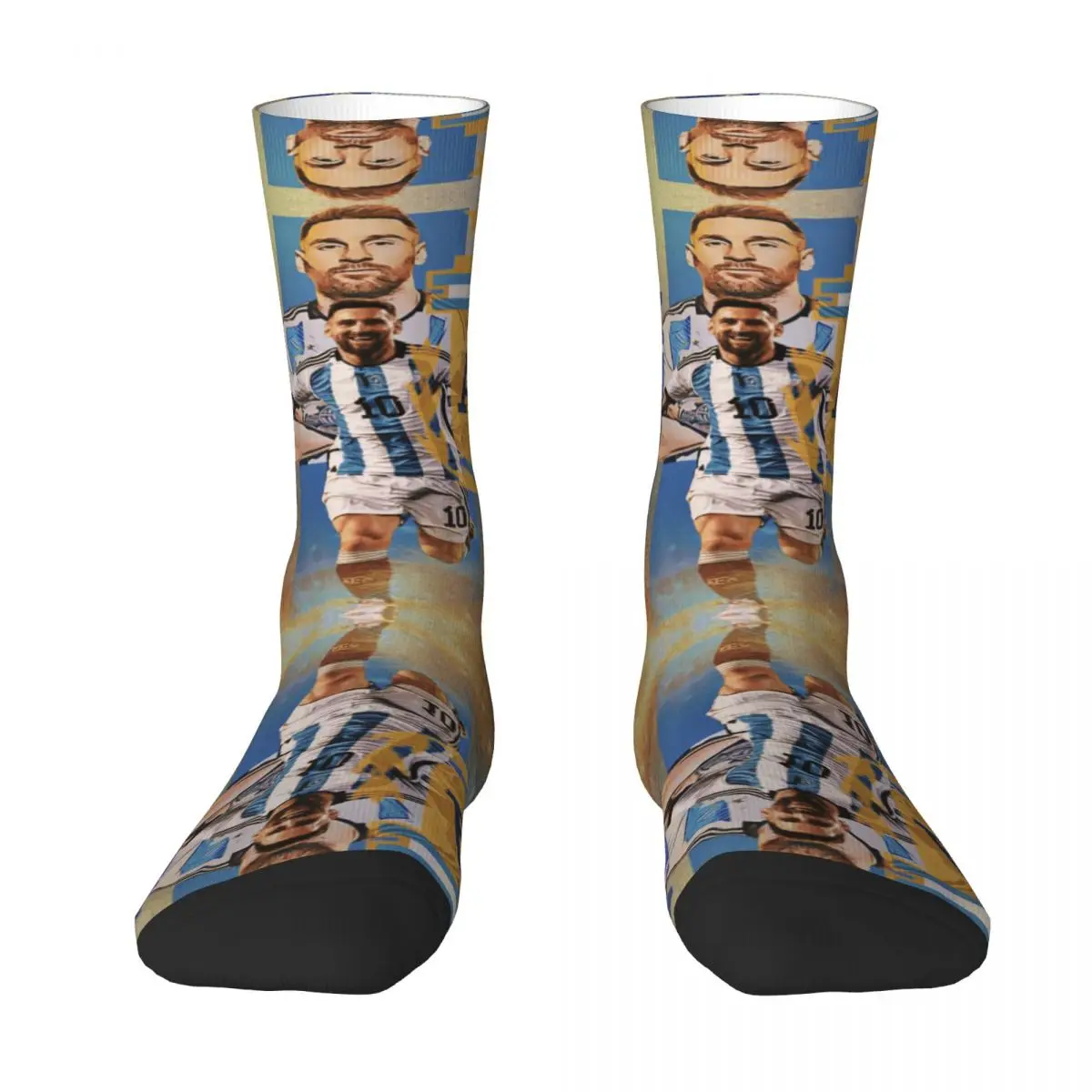 Feier Lionel und andr ᄅs und Messi und Argentinien Nr. 10 Ziege Karikatur 21 Grafik coole Rucksack Grafik elastische Socken