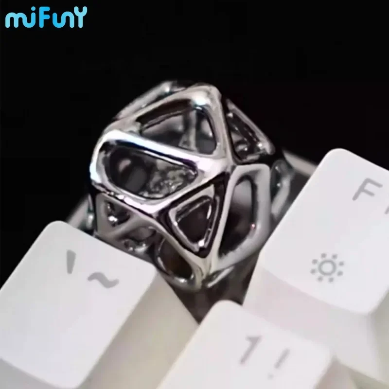 

MiFuny Hollow Personalized Keycaps Teclado Mecanico Customized Metal Keycap Aluminum Alloy Key Caps for Mechanical Keyboard Gift