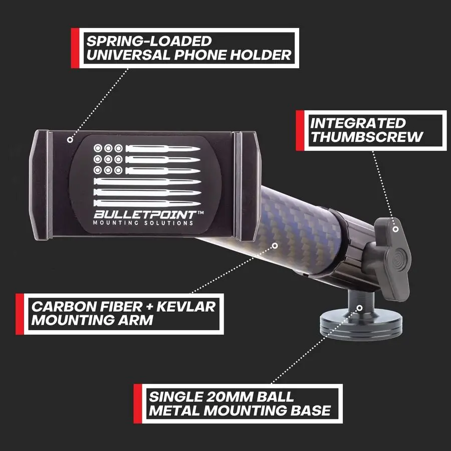 حامل هاتف خلوي متوافق مع جيب رانجلر 20072010 JK و 19972006 TJ مع حامل كروي 20 مم لهواتف iPhone وAndroid Sm #3