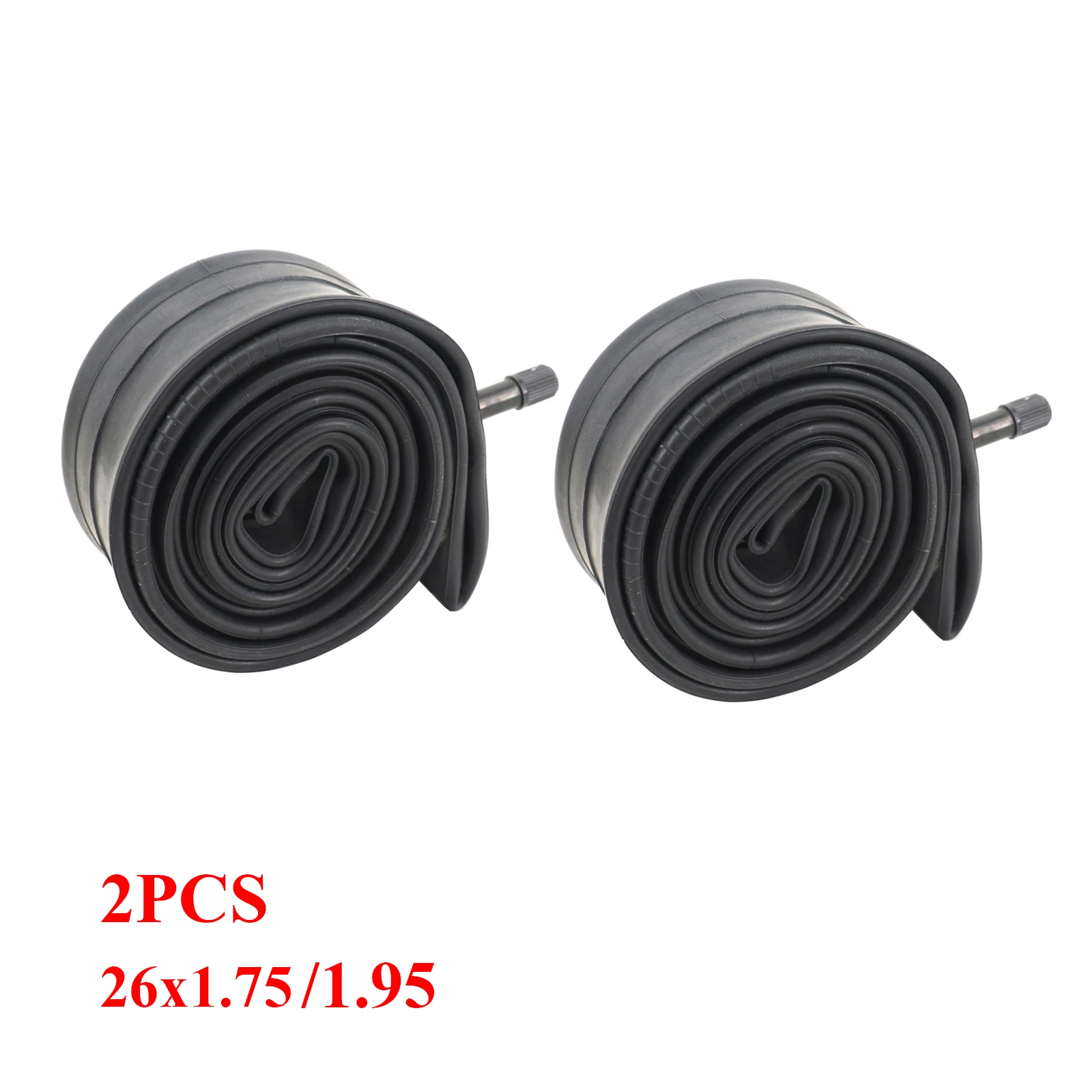 2pcs 26Inch 26*1.75/1.95 Bicycle Inner Tubes 32mm Valve Wheel Tires Bike Cycling MTB Mountain Road Bike Inner Tire Accessories