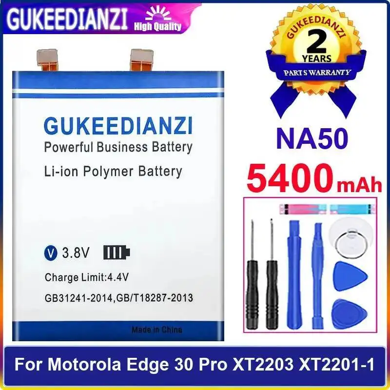 

Для Motorola Edge 30 Pro XT2203 XT2201-1 5400 мАч аккумулятор мобильного телефона большой емкости Премиум замена NA50