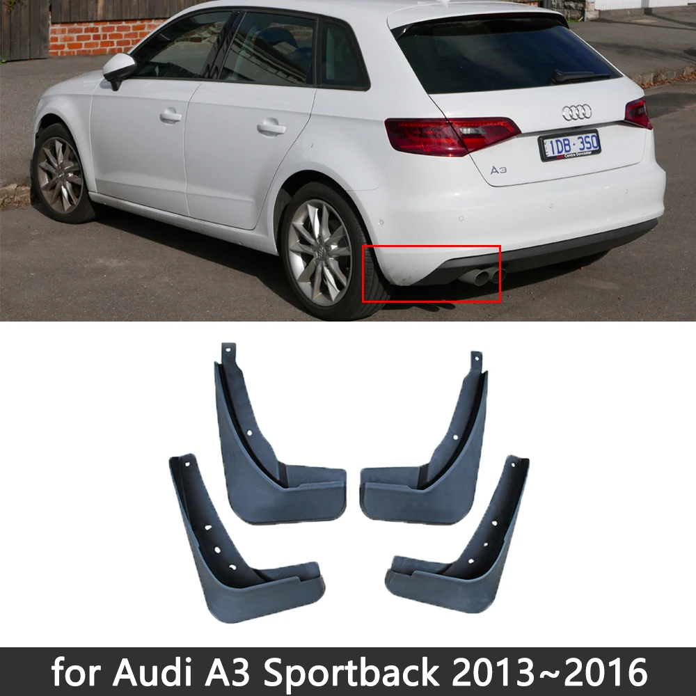 For Audi A3 8v Sedan Sportback 2013 2014 2015 2016 2017 2018 2019 2020 Mud Flaps Mudguards Splash Guards Fender Front Accessorie