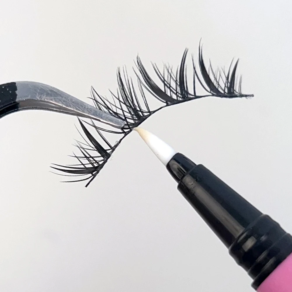 Delineador de ojos mágico impermeable, lápiz de pegamento magnético antimanchas, secado rápido, maquillaje