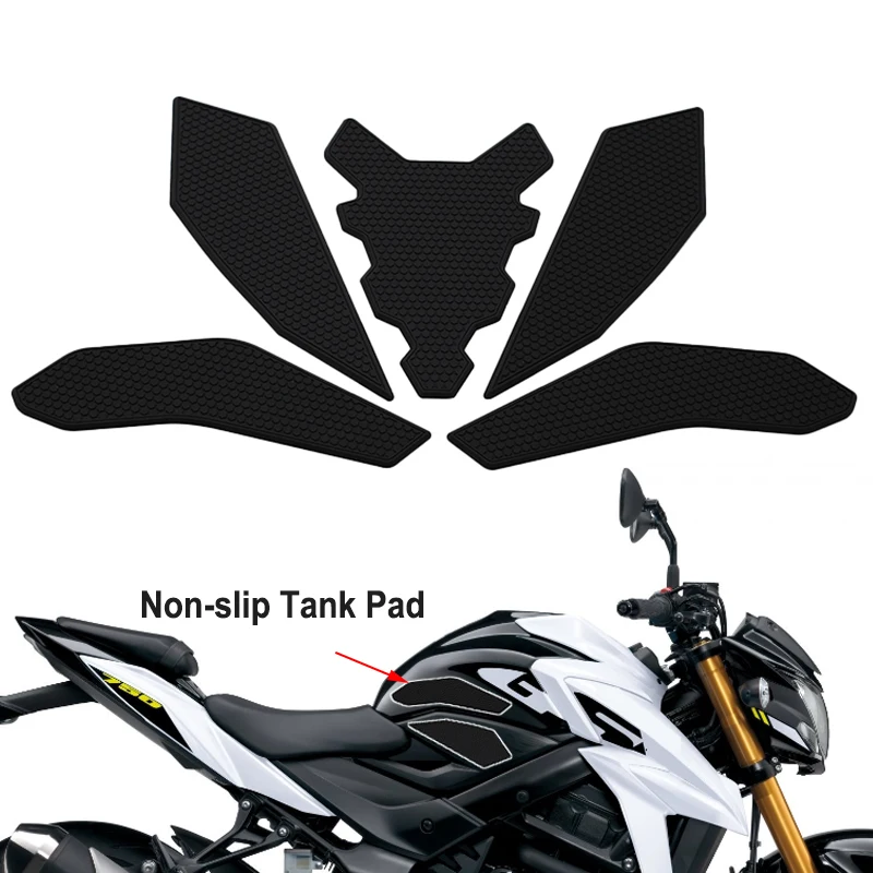 Non-slip Side Fuel Tank Stickers Waterproof Pad Rubber Sticker For Suzuki GSXS750 GSX-S750 Z GSX-S 750 2017-2021 Motorcycle