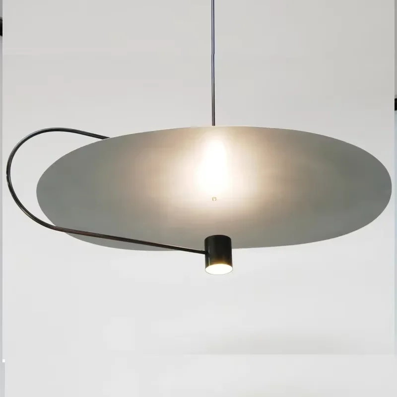 Nordic UFO Pendant Lamp Creative Flying Saucer Black Spot Light for Living Room Restaurant Dining Table Office Study Lighting