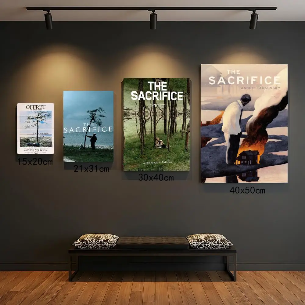 classic movie T-The Sacrifice-E Painting Calligraphy Elegant Botanical Decor for Living Room Modern Interior Design