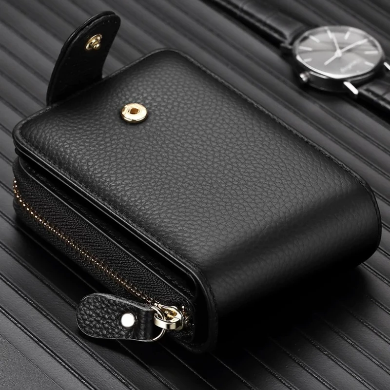 Driver's License Card Bag Men's Anti-degaussing Multi-card Position Certificate Credit Card Bag Large Capacity Bank Card Holder