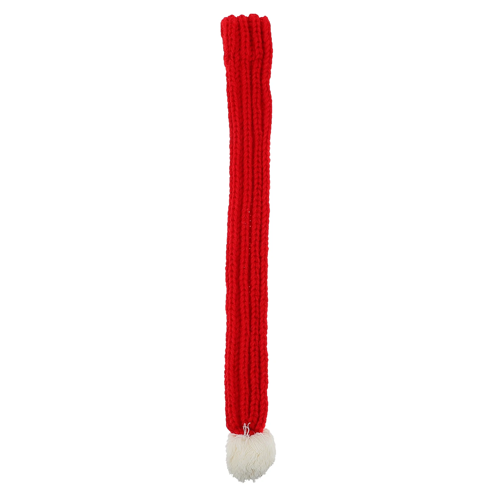 

1pc Christmas Knitted Christmas Scarf Red Warm Cat Pet Knitted Bib Dog Accessories Bib for Party Parade Pet Supplies