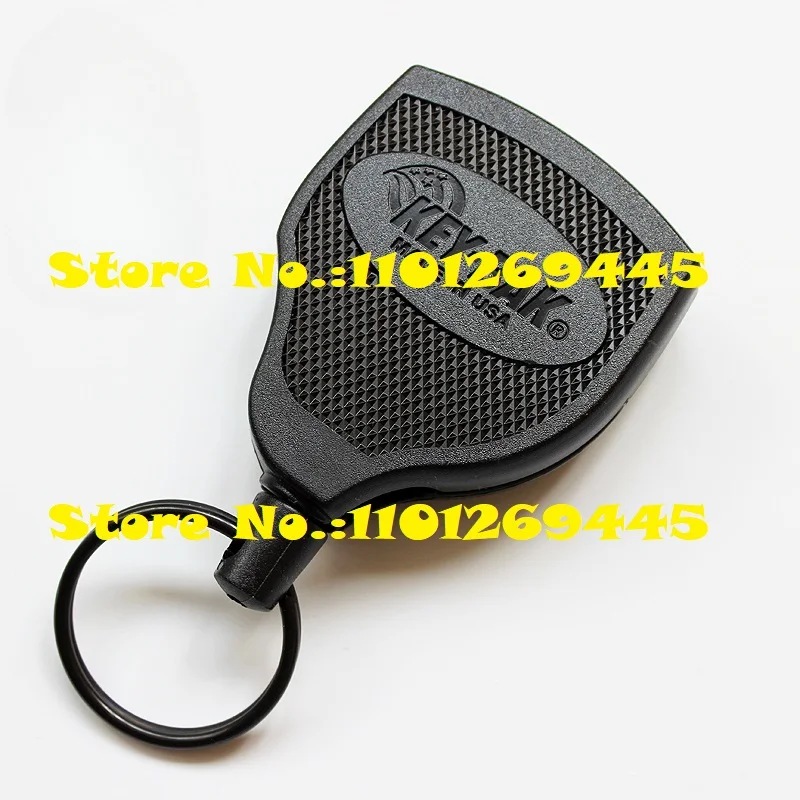 2023NEW American KY-AK S48K Kevlar rope anti-loss retractable key chain stretching 120CM retractable key ring