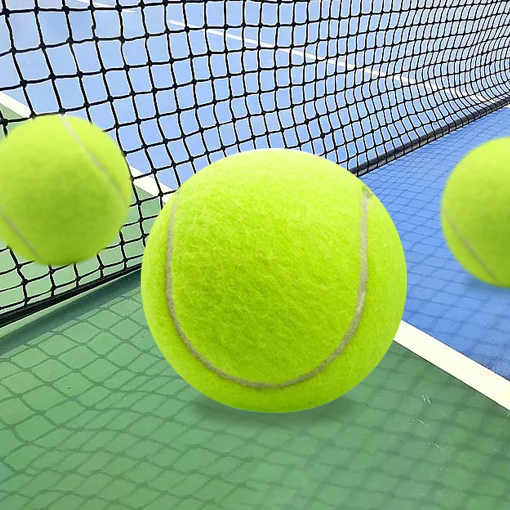 6/12pcs Tennis Balls with Mesh Carry Bag Practice Ball High Elasticity Pet Dog Playing Balls Outdoor Sports for Tennis Training view 5