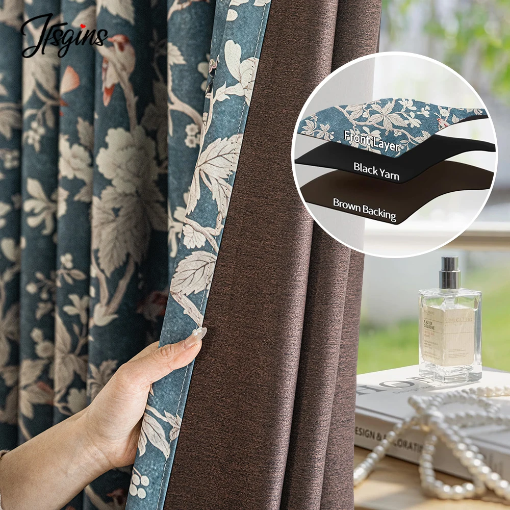 Cortinas Opacas Modernas para Sala de Estar, Cortina Opaca para Dormitorio de Niñas, Panel Térmico, Cortinas, Rideaux, Tende, Personalizables