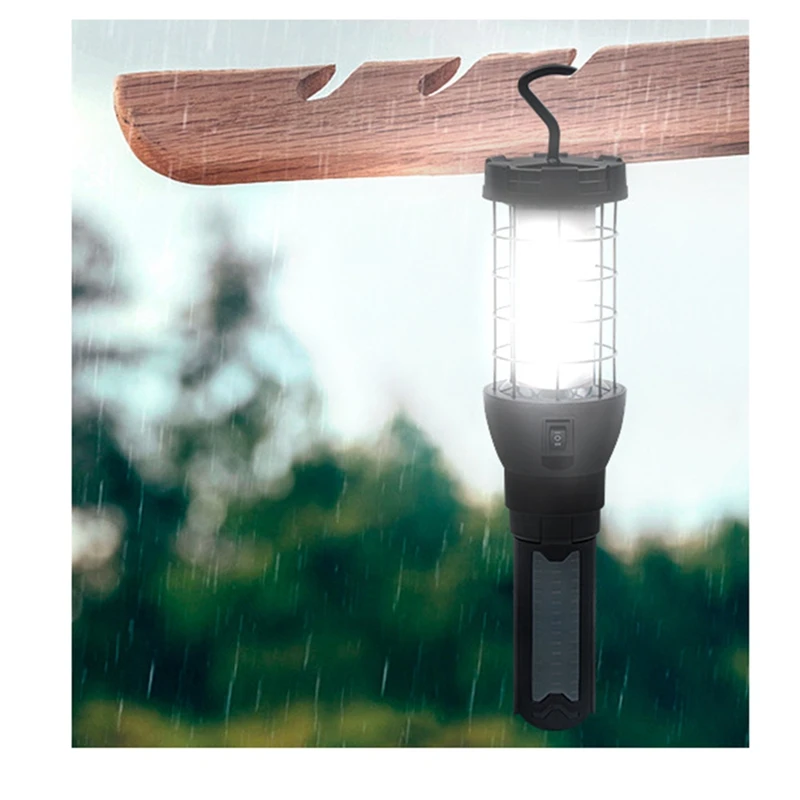 Lampa robocza LED na statywie DW-Grip, lampa z uchwytem kempingowym na zewnątrz, składane nogi, awaryjne i przydrożne