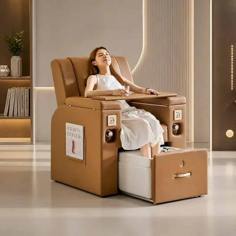 New Electric Manicure Sofa Beauty Foot Wash Spa Chair Eyelash Shop Pedicure Massage Seat