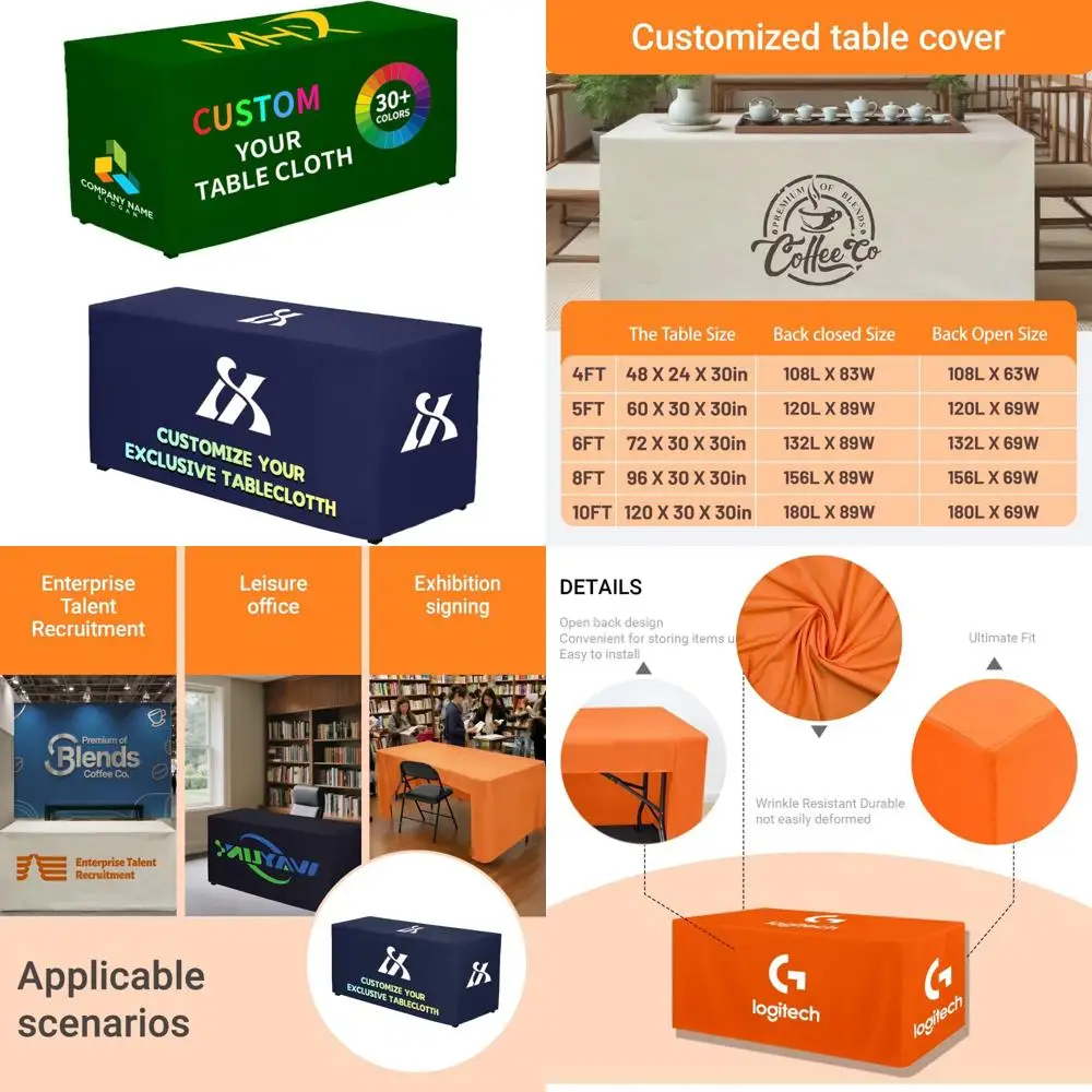 

Встроенные скатерти для деловых мероприятий — персонализированные скатерти с логотипом для рекламных площадок, юбилеев и рекламных акций