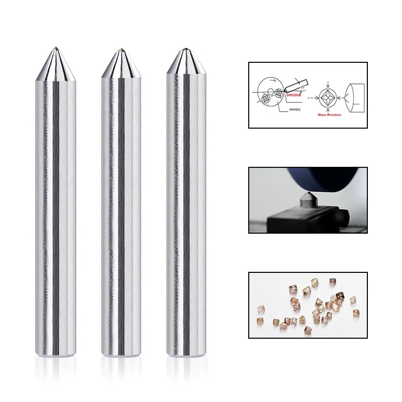 Diamond Engraving Bit 6.35mm 60 100 120 Degrees CNC Milling Cutter Metal Stone PCB Bit for Dremel Engraver Use