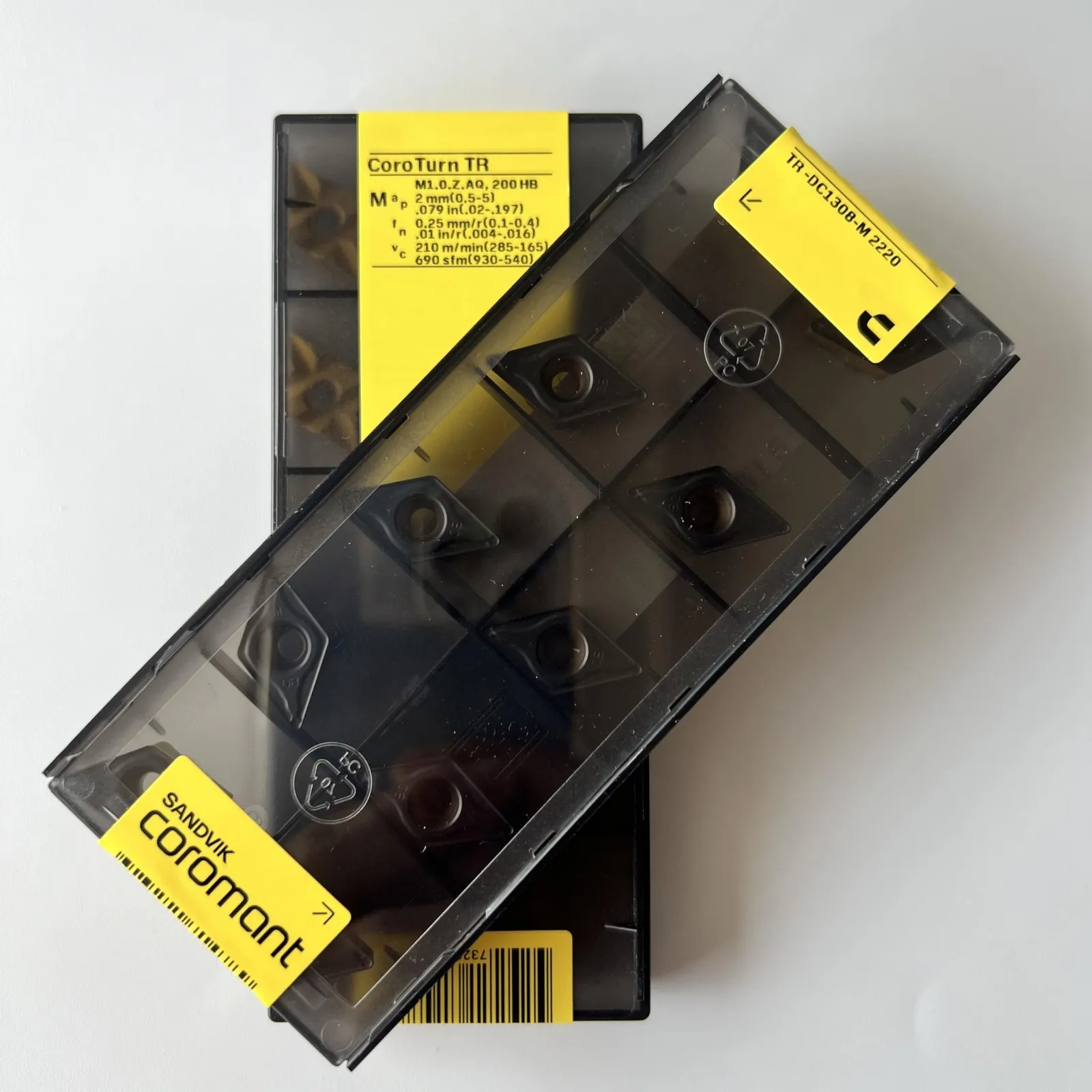 SANDVIK / TR-DC1308-M 2220 / شفرة سبائك الصلب السويدية الأصلية 10 قطع