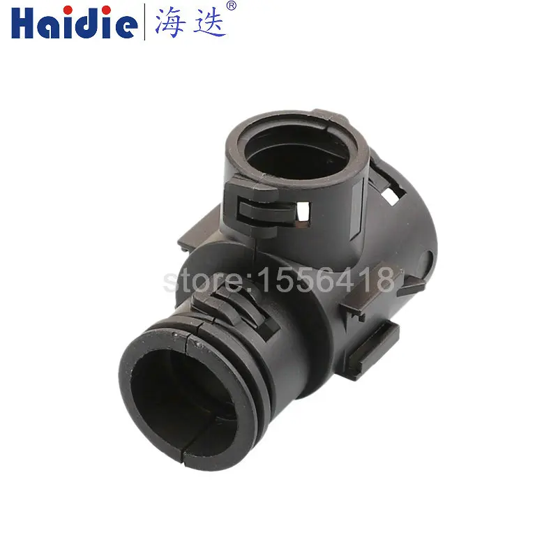 

1-100 sets Φ17*Φ13*Φ13 auto connector manifolds lock plastic buckle Corrugated pipe clamp clasp plug 9806166