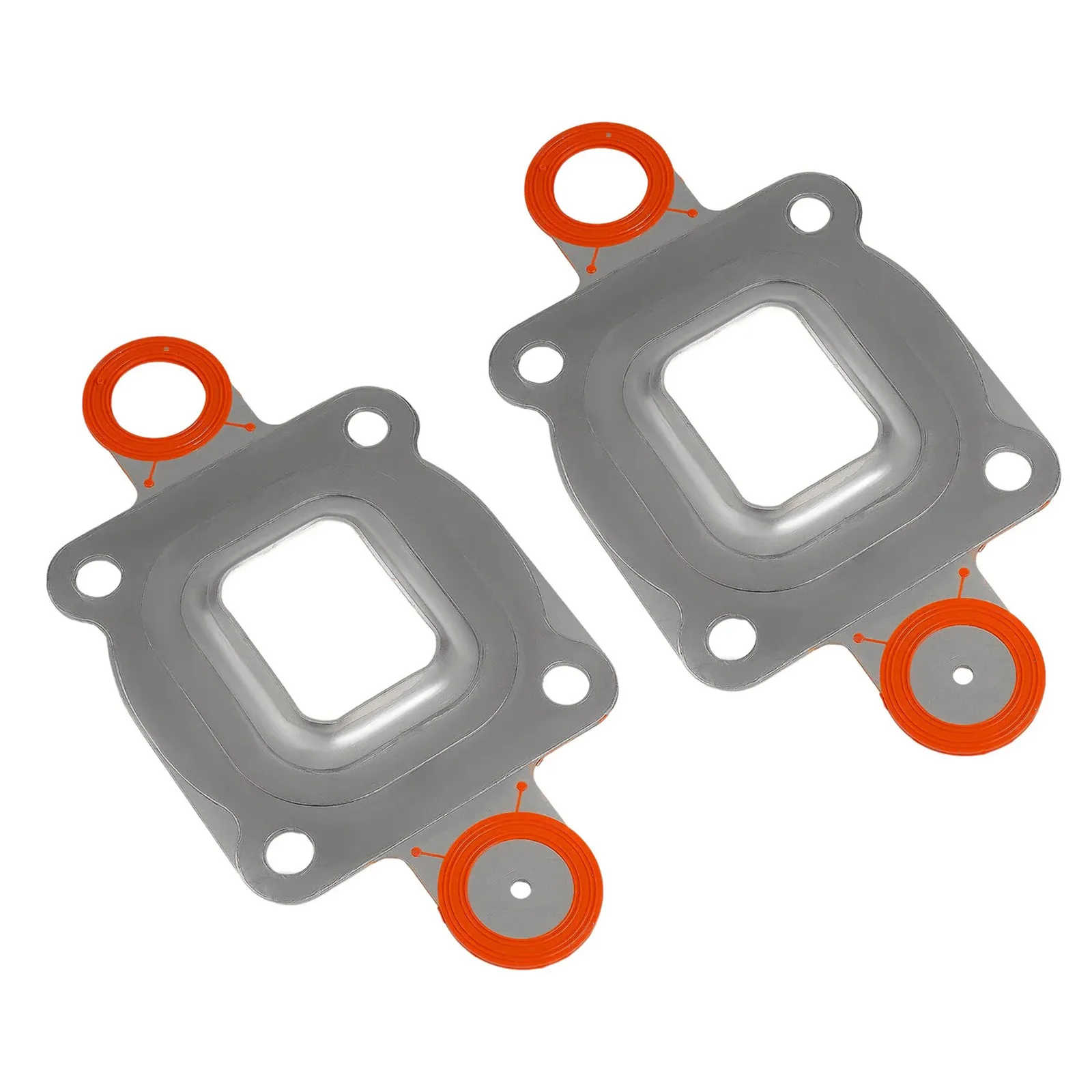 2Pcs 27-864547A02 Car Exhaust Elbow Riser Dry Joint Gasket Restricted Flow Replace For MerCruiser 27-864850A1 18-0722 Auto Parts